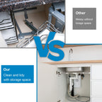Tuykay Undermount Sink Mounting Support Brackets Kitchen- Adjustable Stainless Steel Sink Installation Parts Kit for Heavy Duty(900 lb Load-Bearing) Undermount Bathroom Sinks(28-39.4 inches,71-100cm)
