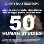 Thrivous Clarity Daily Nootropic – Cognitive Support & Mood Formula with Bacopa (Synapsa®), L-Theanine, Rhodiola Rosea, Vitamin B Complex & Zinc Picolinate – 60 Vegan Capsules