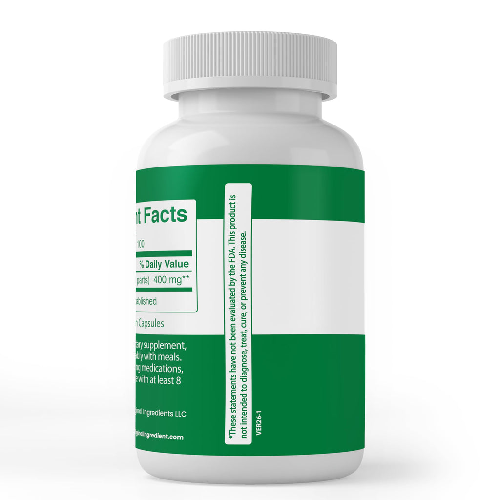 PURE ORIGINAL INGREDIENTS Perilla, (100 Capsules) Always Pure, No Additives or Fillers, Lab Verified