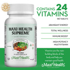 Multivitamin for Men & Women – Supreme High Potency Daily Multi with Minerals, CoQ10 & Antioxidants – Energy, Immune Support, Bone, Heart & Wellness – Vitamin A, C, D, E, B12, B6 & Biotin 180 Tablets