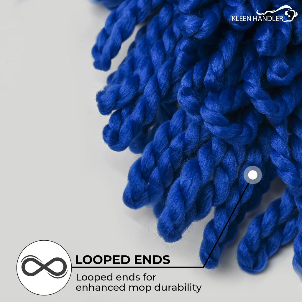 KLEEN HANDLER 36" Microfiber Dust Mop Head Replacement, Large, 3 Pack