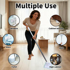 Snap Grip Mini Mop, Cloth Changing Mini Mop, 39 Inch Zero Touch Disposable Lazy Mops with 5 Refill Cloths, Wash-Free Minis Mops for Wet/Dry Floors, Tile, Corners, Home Kitchen Cleaning Essentials (1)