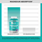 Qunol Magnesium Glycinate Gummies, 120mg of Magnesium Glycinate, High Absorption, Mixed Berry, 90 Count (Pack of 1)