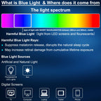 ViewJoy Sleep Glasses 99.9% Blue Light Glasses Dual AR Coatings Amber Orange Lens for Computer Gaming Reduce Eyestrain Havana Tortoise Shell Frames