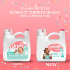 Dreft Toddler Liquid Laundry Detergent, Gentle on Sensitive Skin Laundry Soap, 150 fl oz, 114 Loads (Packaging May Vary)