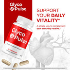 (3 Pack) Glyco Pulse Capsules - Official GlycoPulse Pills Advanced Premium Formula Support Maximum Strength, All Natural Ingredients Vitamins for Overall Health & Wellness, 180 Capsules for 3 Months