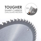 Luckyway 10 Inch Table/Miter Saw Blade 60T Fine Finish with 5/8 Inch Arbor TCT (Tungsten Carbide Tipped) Saw Blade for Cutting Wood