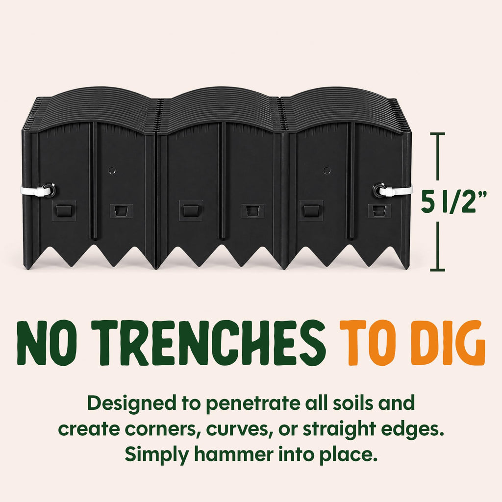 Dalen HammerEdge Pound in Edging - 1 Pack, Black