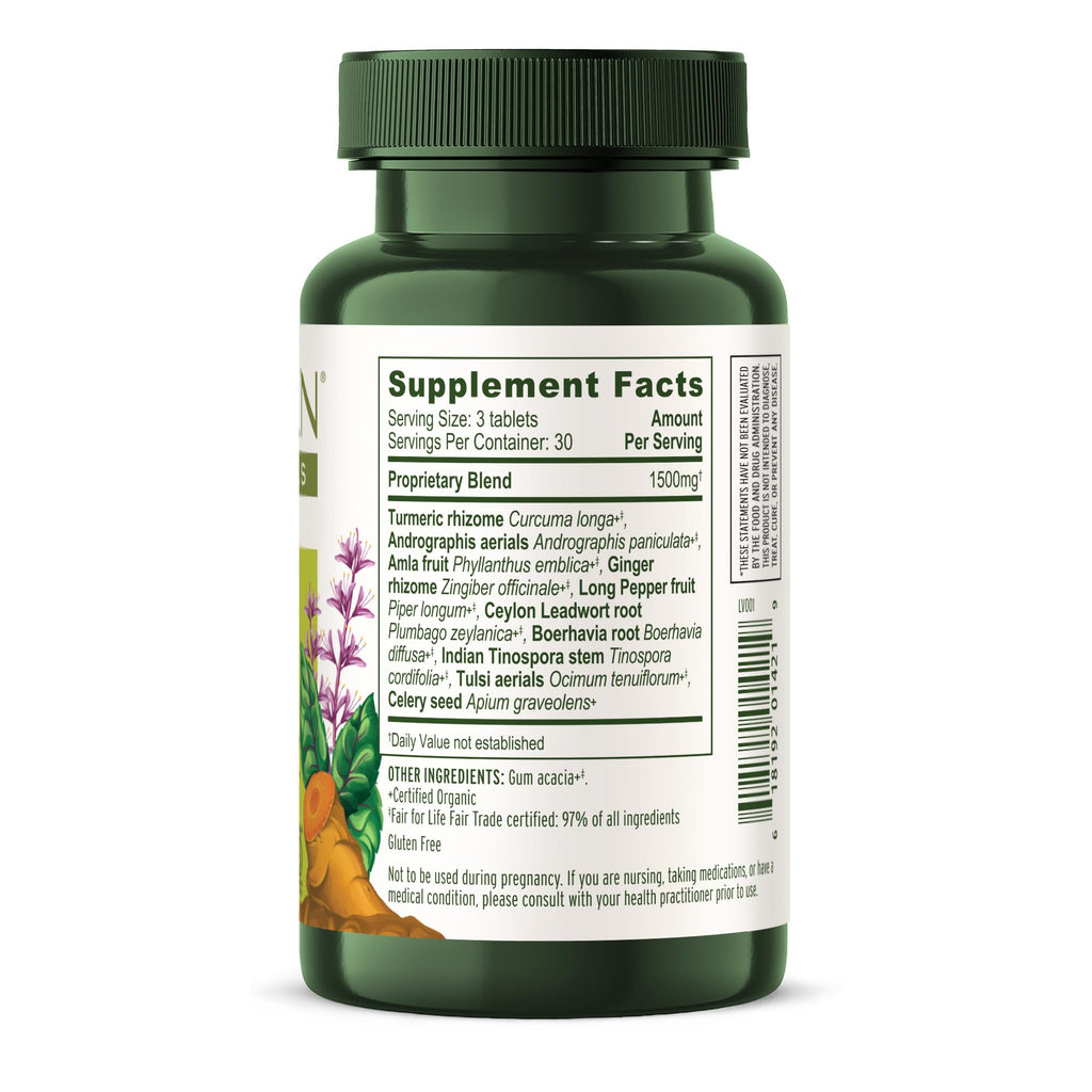 Banyan Botanicals Organic Pollen Protect–Clinically Tested Respiratory Support Supplement–Supports a Healthy Response to Seasonal Irritants–Non-Drowsy Sinus & Breathing Support-90 Tablets-USDA Organic