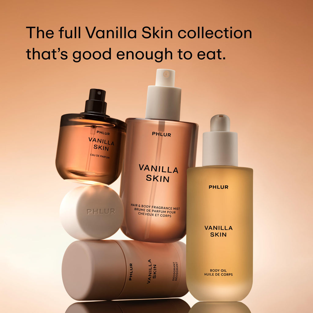 PHLUR Vanilla Skin Body Mist, 8 Fl Oz - Hair and Body Perfume for Women