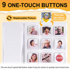 Uvital Big Button Phone for Seniors, Corded Landline Phone with 9 One-Touch Dialing Big Buttons, Hands-Free Calling, Loud Ringer, Easy to Use for Visually Impaired Telephone for Seniors