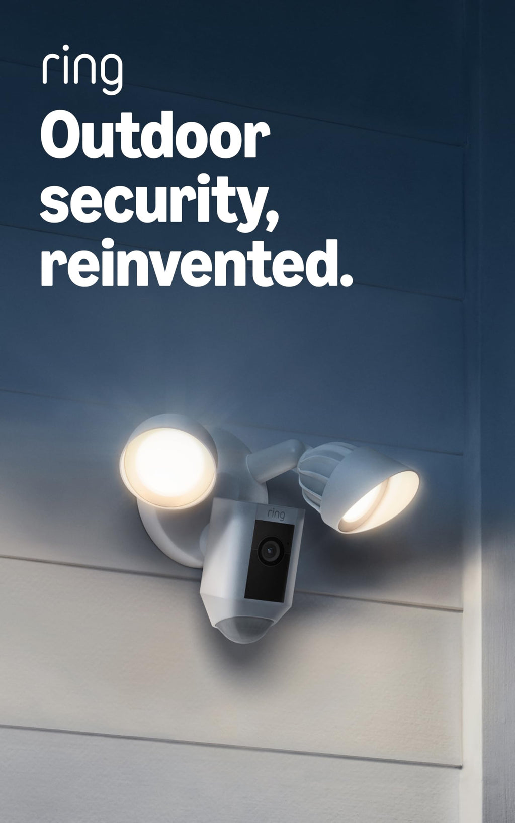 Ring Floodlight Cam Wired Plus, Outdoor Home or Business Security with Motion-Activated 1080p HD Video and Floodlights, Black