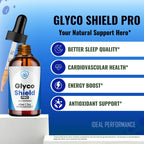 Glyco Shield Drops, Official GlycoShield Blood Formula Support Supplement - Maximum Strength, All Natural Formula to Maintain Overall Well Being & Healthy Energy, Premium GlycoShield Reviews (3 Pack)