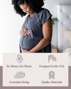 Kindred Bravely Universal Labor and Delivery Gown for Birthing and Nursing