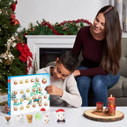 Manaror Advent Calendar 2026 Christmas Countdown 24 Days Luminous Adorable Squishies Non-Toxic Relief Stress Different Surprise Kawaii Toys for Girls Boys Kids Adults
