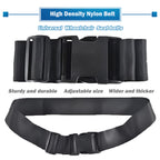 GFertre Wheelchair Safety Strap Seat Belt, 31-86"Adjustable Length/ 2" Wide - Black Anti-Slip and Anti-Fall Wheelchair Fixation Belt, Extra Long Size-Suitable for Obese People