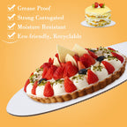 Sudaya Cake Boards 25 PCS, Cake Boards 10 Inch Round, Cardboard Cake Rounds, Disposable Cake Plates, Food Grade Cake Base Cake Tray Cake Circles, 10 Inch Cake Board White Cardboard Circles Round Base