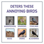 Bird Blaster 16oz Spray Keep Woodpeckers Away House Siding Stop Woodpeckers on House + Other Birds Flickers Blue Jays to Prevent Home Building Patio Deck Damage | Anti-Woodpecker Deterrent Repellent