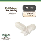 Double Wood Supplements NMN (Nicotinamide Mononucleotide) 250mg, 60 Capsules - 30 Servings, Gluten Free