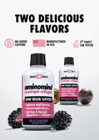 HEALTH DIRECT - AminoMind - Nootropic Collagen Supplement for Brain Health and BDNF - Pro-Hyp & Hyp-Gly Dipeptides, Coffeeberry Antioxidants - BlackBerry - 14 Fl Oz (28 Servings)