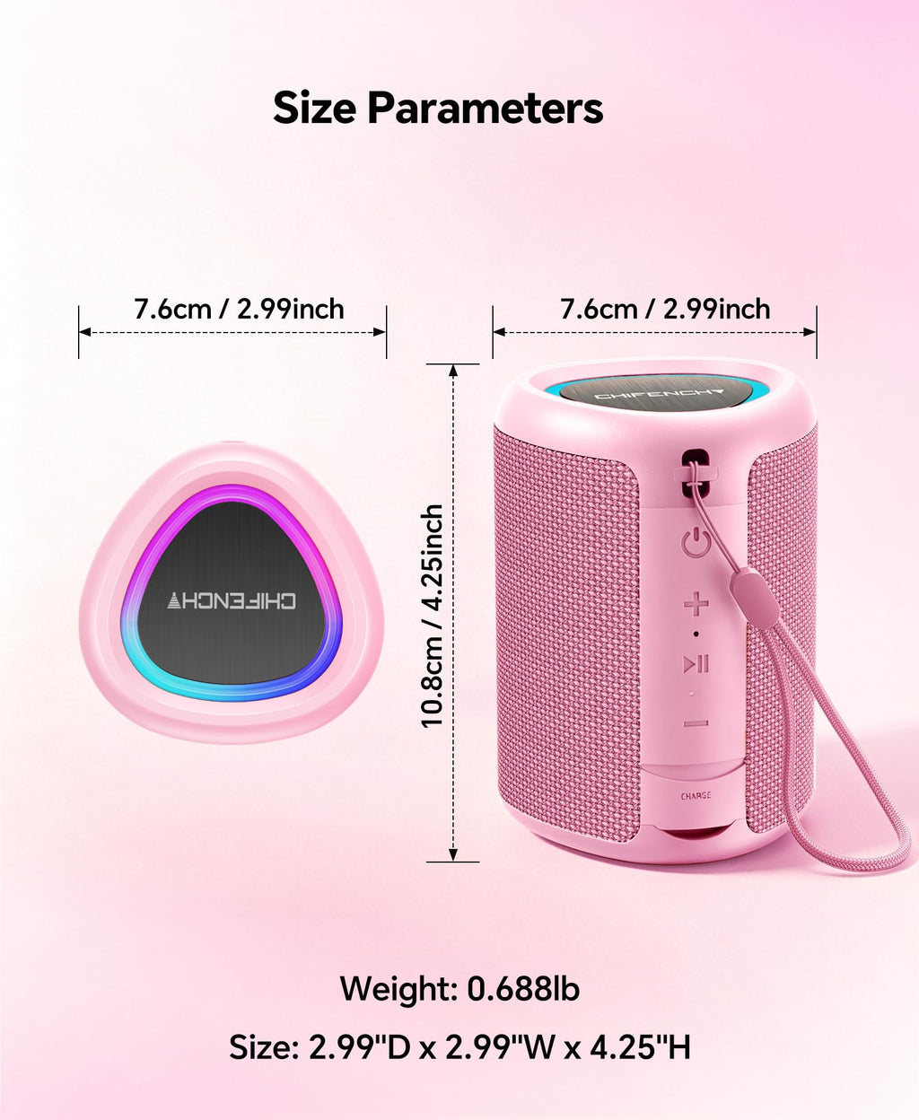Portable Bluetooth Speaker Gift Ideas: Outdoor Travel Essentials Waterproof