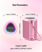 Portable Bluetooth Speaker Gift Ideas: Outdoor Travel Essentials Waterproof