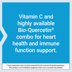 Life Extension Vitamin C and Bio-Quercetin®, Cardiovascular Health Supplement, Immune Support, Highly absorbable, quercetin, Vitamin C, Gluten Free, Non-GMO, Vegetarian, 250 Tablets