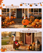 8 Set Holiday Porch Goose Outfits, All Seasons Bundle for 4th of July, Fall, Halloween, Christmas Decor, Valentine, St. Patrick's Day, Easter, Summer,Lawn & Indoor Outdoor, Fits 23 Inch (No Goose)