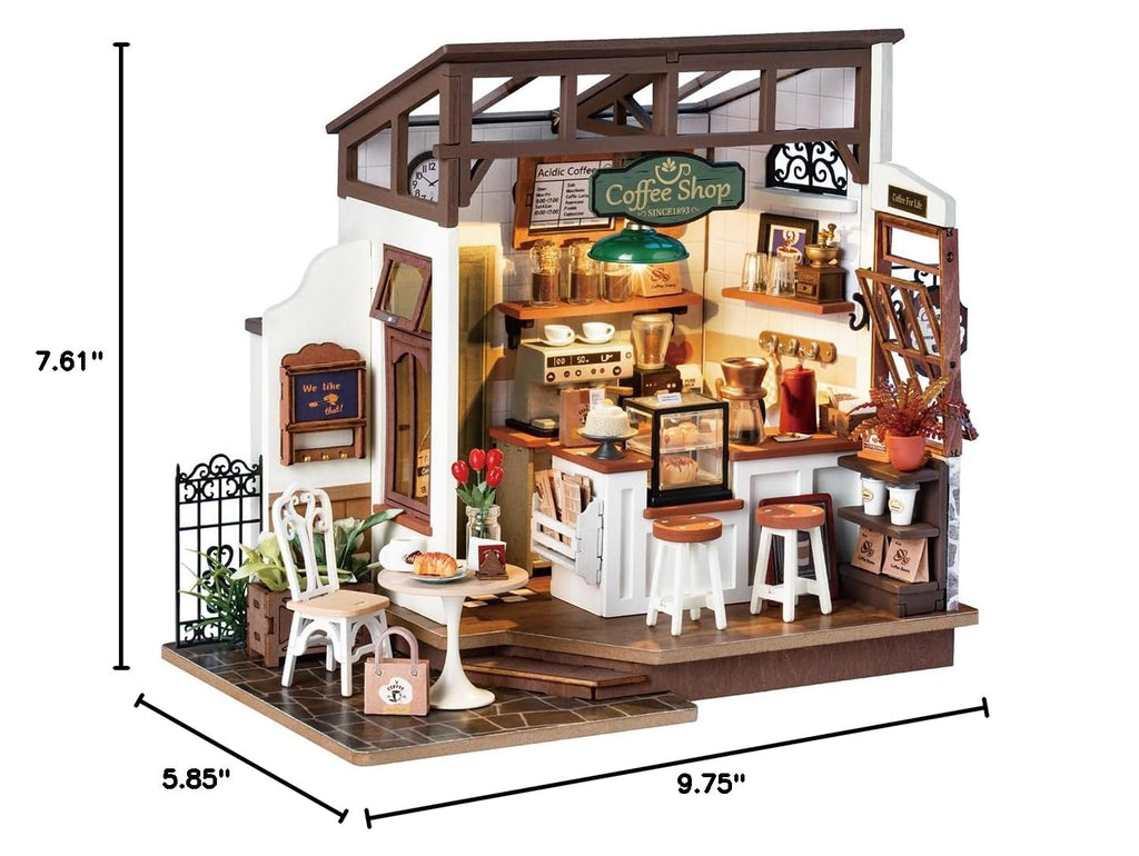 Rowood DIY Miniature House Kits for Adults-NO.17 Cafe