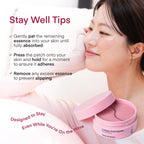 TEREZ & HONOR Peptide Collagen Under Eye Patches - 60 Korean Firming, Glowing & Hydrating Hydrogel Mask for Puffy Eyes, Dark Circles, Wrinkles, Fine Lines, Undereye Bags - Anti-Aging Eye Gel Pads