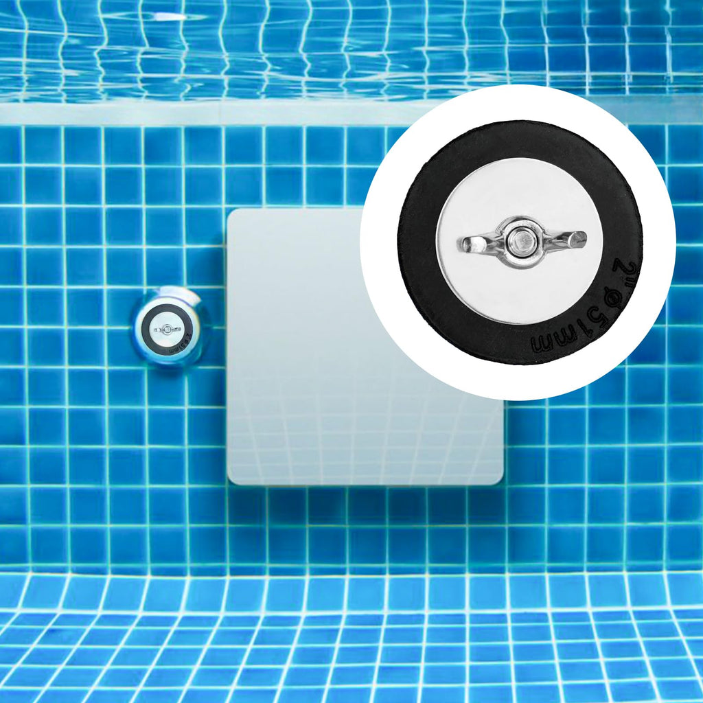 2 PCS Swimming Pool Winterizing PVC/Steel Pipe Expansion Plug 2 1/2 inch,Pool chill Plug,Pool Winterizing Plug with SS Screw, Stainless Steel Bolts (2.5 inch)