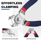 WORKPRO Bent Hog Ring Pliers with 500 Pcs 3/4" Hog Rings, Galvanized Steel Hog Rings Perfect for Furniture Upholstery, Auto Upholstery, Plastic Meat & Sausage Casings