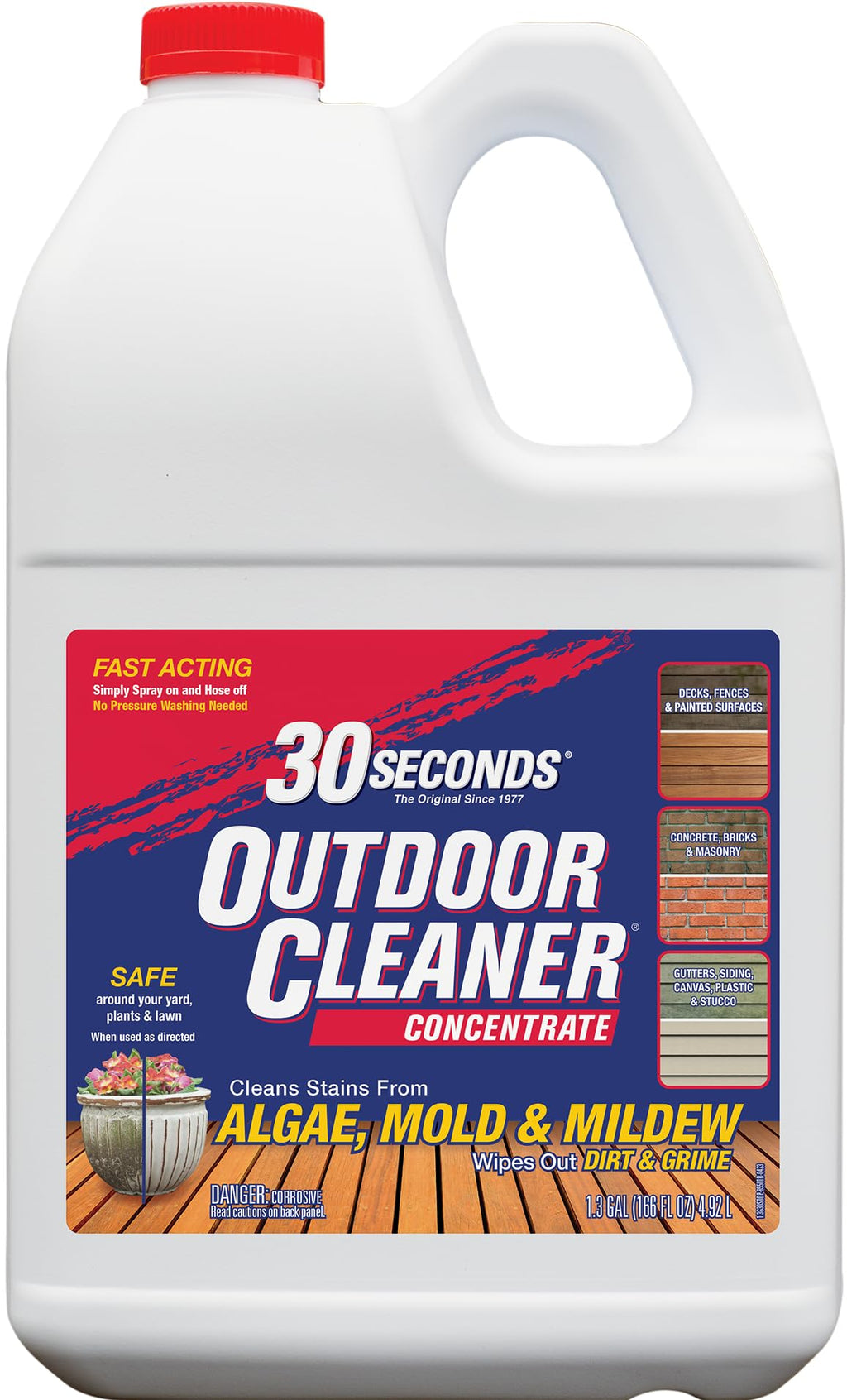30 Seconds Outdoor Cleaner Concentrate, 1.3 Gallon
