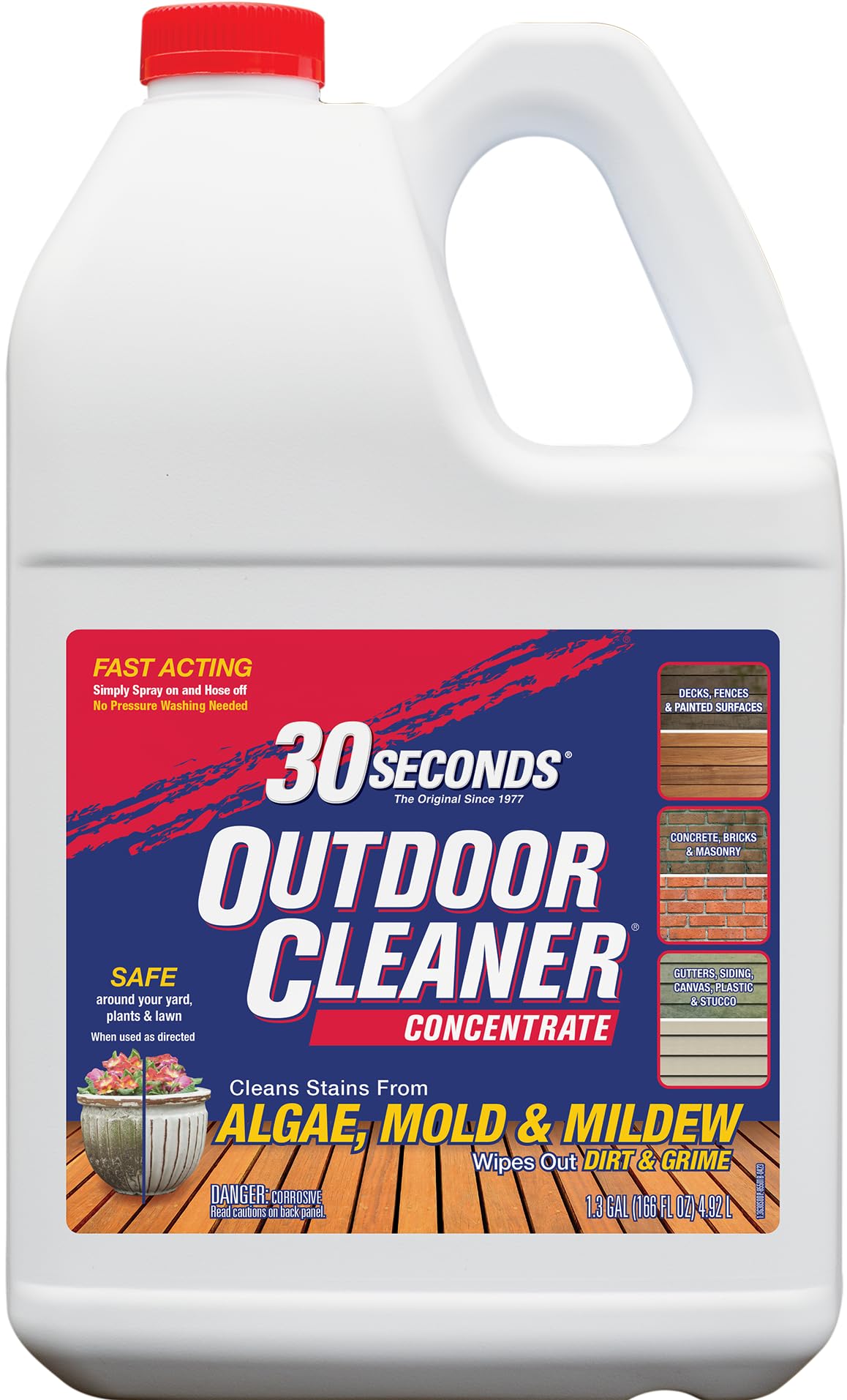 30 Seconds Outdoor Cleaner Concentrate, 1.3 Gallon