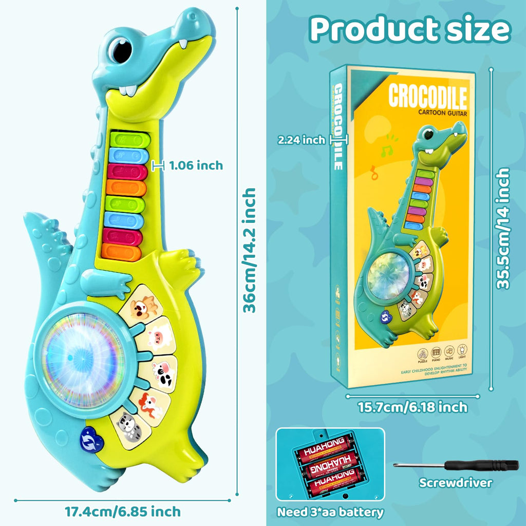 Marstone Piano Guitar Musical Toys for 1-3 Year Old Boys Girls