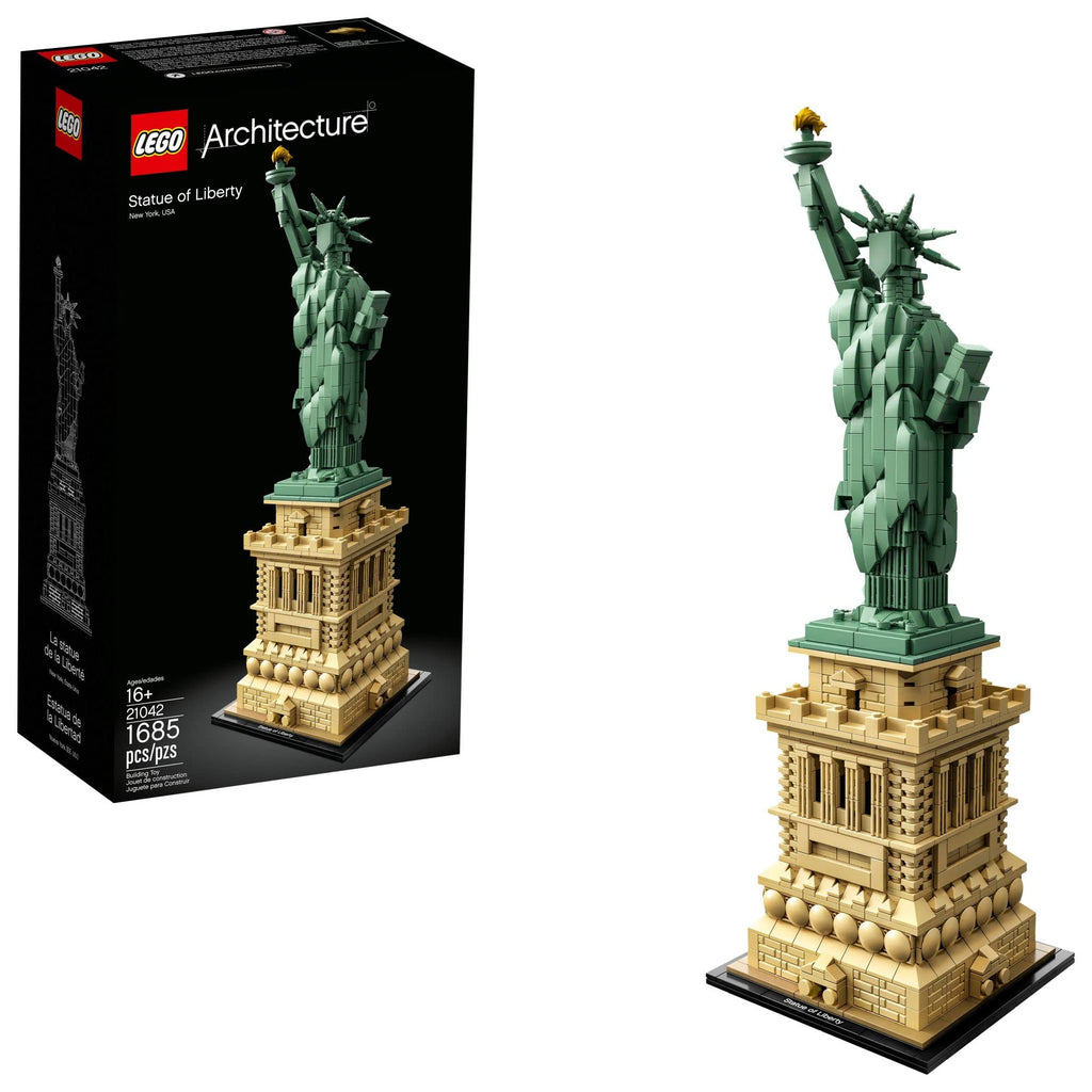 LEGO Architecture Statue of Liberty 21042 Model Building Set - Collectible New York City Souvenir, Creative Home Décor or Office Centerpiece, Great Gift Idea for Adults and Teens