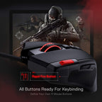 Redragon M612 Wired RGB Optical Gaming Mouse 8000 DPI Remapping Keys
