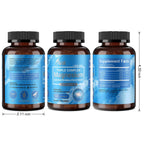 ASSR Triple Magnesium Complex – 300mg Magnesium Supplement with Glycinate, Malate & Citrate – Supports Relaxation, Muscle & Nerve Function – High Absorption, Vegan, Non-GMO, 120 Capsules