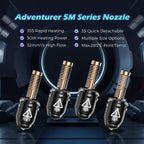 FLASHFORGE Adventurer 5M Nozzle, 0.4mm 280℃ High Flow 32mm³/s Nozzle for Stable High-Speed Printing, Adventurer 5M Pro Hotend, 3S Quick-Detachable Nozzle