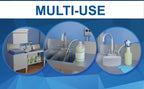 Active Element Dish Chlorine Concentrate - Food Contact Surfaces- Commercial Dishwasher - No Rinse - Food Service Kitchen - Multi-Use - Makes one 5-Gallon Pails (Diluted Further to 1,280 Gallons)