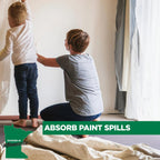 EZ Drop Painter's Large Canvas Fabric Drop Cloth for Painting (12 ft. x 15 ft.)