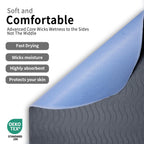 Accompagner Waterproof Reusable for Adults and Pets Washable Pee Pads for Dogs Changing Pad Large Dog Bed Size Adults Incontinence Bed Pads - Non-Slip Leak-Proof (Dark Gray, 24"x24"(Pack of 4))