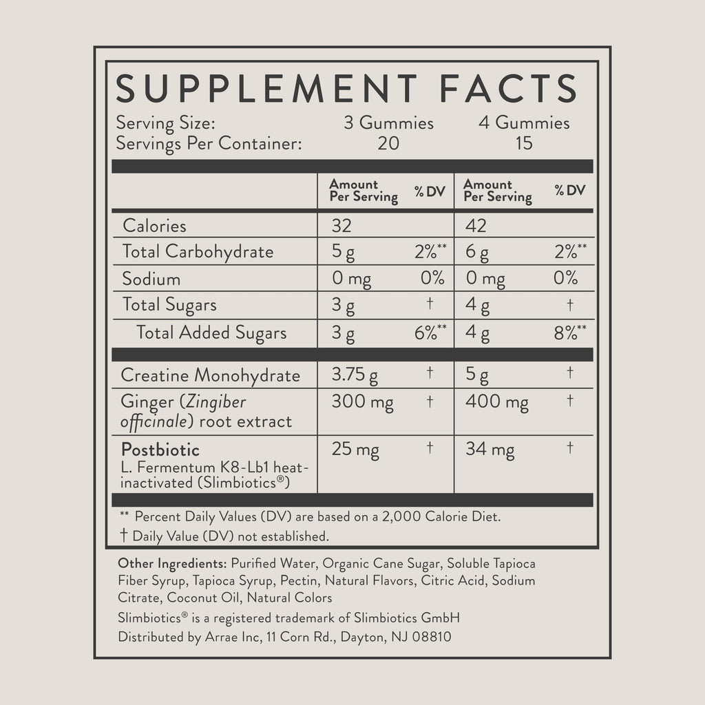Arrae Tone Gummies – Creatine Monohydrate 5g for Women – Support Lean Muscle, Strength & Recovery – Hormone-Friendly Muscle Toning Supplement – Sour Green Apple Flavor – 60 Count (Sour Green Apple)
