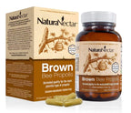 NaturaNectar - Brown Bee Propolis - NSF Contents Certified - Premium Brazilian Propolis - Gluten-Free Supplement with Flavonoids, FLAV-B and PWE - Naturally Sourced Through Ethical Beekeeping (60pcs.)