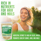 XPRS Nutra Horsetail Extract Powder for Hair, Nails, and Bones - High Potency Horsetail Root Powder - High Silica Content for Maximum Results - Vegan Friendly Horstail Extract (16 oz)
