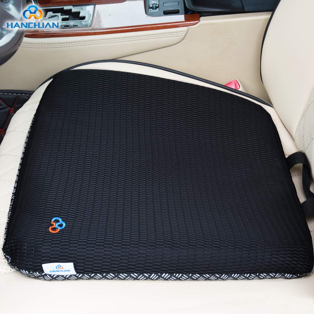 CHCYCLE Gel Seat Cushion Pressure Absorbs Honeycomb Sitter Elastic Support Chair Pad for Office, Dinner, Driving, Wheelchair & Mobility Scooter Cushions Cool and Comfort Large Seat Cushion