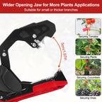 RUKHOOL Upgraded Plant Tying Machine Gun to Tie Up Vine Tomatoes and Grapes Quickly Garden Tape Tool for Gardeners Farmers with SK5 Blade Replacement Garden Tapes and Staples