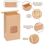 Moretoes 100pcs Small Bakery Cookie Bags with Seal,3.5x2.2x6.7In Treat Bags