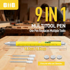 BIIB Fathers Day Gift for Husband Dad, 9 in 1 Multitool Pen Gifts for Men, Personalized Fathers Day Gift Idea for Grandpa, Anniversary Birthday Graduation Gifts for Men Him, Tools Cool Gadgets