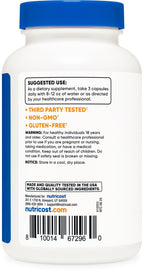 Nutricost Magnesium Malate 2,100mg, 180 Capsules - Vegetarian, Non-GMO, Gluten Free (Pack of 2)